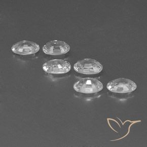 Shop natural 4.39ct Blanc Zircon gems, ovale, from Cambodge at GemSelect. In stock, global shipping!