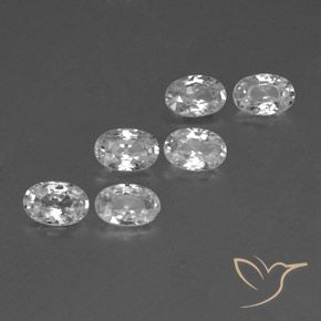Shop natural 4.03ct Blanc Zircon gems, ovale, from Cambodge at GemSelect. In stock, global shipping!