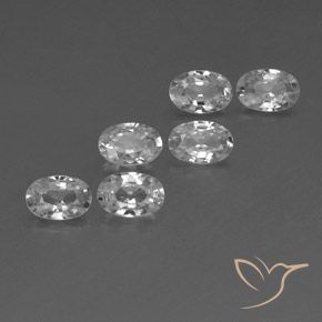 Shop natural 4.07ct Blanc Zircon gems, ovale, from Cambodge at GemSelect. In stock, global shipping!
