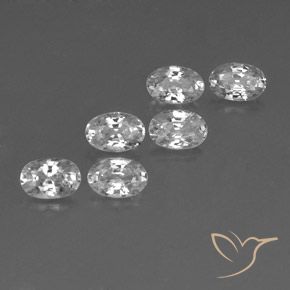 Shop natural 4.46ct Blanc Zircon gems, ovale, from Cambodge at GemSelect. In stock, global shipping!