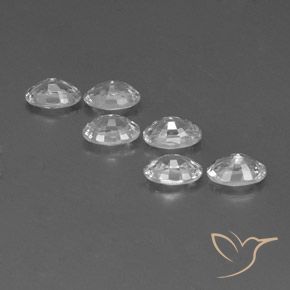 Shop natural 4.46ct Blanc Zircon gems, ovale, from Cambodge at GemSelect. In stock, global shipping!
