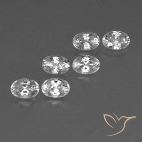 Shop natural 4.77ct Blanc Zircon gems, ovale, from Cambodge at GemSelect. In stock, global shipping!