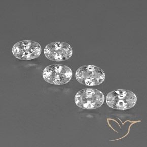 Shop natural 5.32ct Blanc Zircon gems, ovale, from Cambodge at GemSelect. In stock, global shipping!