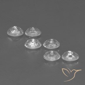 Shop natural 5.32ct Blanc Zircon gems, ovale, from Cambodge at GemSelect. In stock, global shipping!