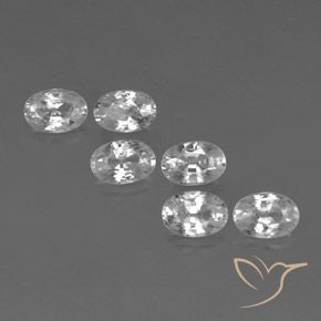 Shop natural 4.55ct Blanc Zircon gems, ovale, from Cambodge at GemSelect. In stock, global shipping!