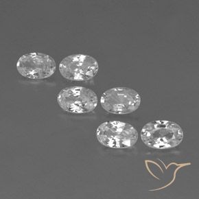 Shop natural 4.18ct Blanc Zircon gems, ovale, from Cambodge at GemSelect. In stock, global shipping!