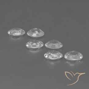 Shop natural 4.18ct Blanc Zircon gems, ovale, from Cambodge at GemSelect. In stock, global shipping!