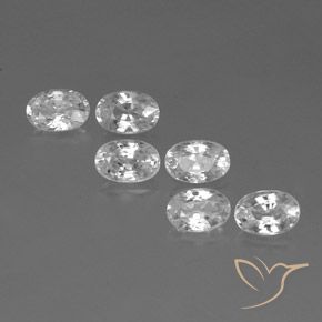Shop natural 4.69ct Blanc Zircon gems, ovale, from Cambodge at GemSelect. In stock, global shipping!