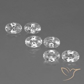 Shop natural 4.63ct Blanc Zircon gems, ovale, from Cambodge at GemSelect. In stock, global shipping!