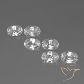 Shop natural 4.61ct Blanc Zircon gems, ovale, from Cambodge at GemSelect. In stock, global shipping!