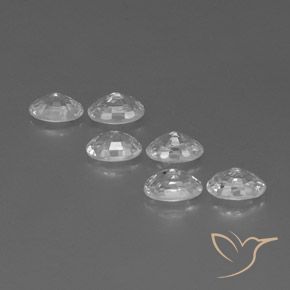 Shop natural 4.61ct Blanc Zircon gems, ovale, from Cambodge at GemSelect. In stock, global shipping!