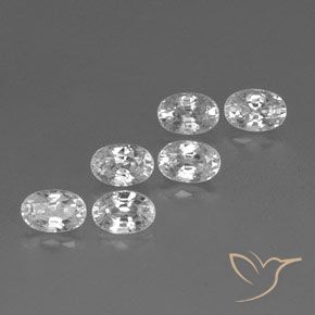 Shop natural 5.14ct Blanc Zircon gems, ovale, from Cambodge at GemSelect. In stock, global shipping!