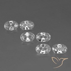 Shop natural 4.77ct Blanc Zircon gems, ovale, from Cambodge at GemSelect. In stock, global shipping!