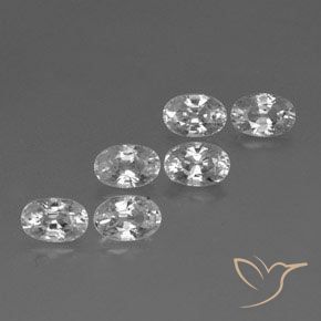 Shop natural 5.01ct Blanc Zircon gems, ovale, from Cambodge at GemSelect. In stock, global shipping!