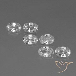 Shop natural 4.45ct Blanc Zircon gems, ovale, from Cambodge at GemSelect. In stock, global shipping!