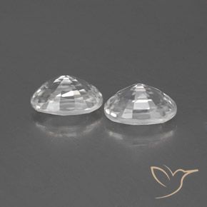 Shop natural 1.70ct Blanc Zircon gems, ovale, from Cambodge at GemSelect. In stock, global shipping!