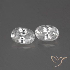 Shop natural 1.65ct Blanc Zircon gems, ovale, from Cambodge at GemSelect. In stock, global shipping!