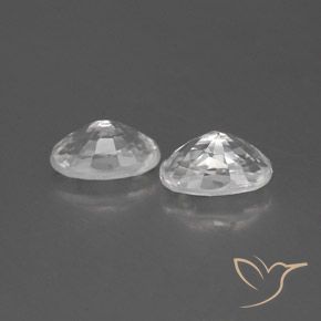 Shop natural 1.65ct Blanc Zircon gems, ovale, from Cambodge at GemSelect. In stock, global shipping!