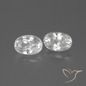 Shop natural 1.70ct Blanc Zircon gems, ovale, from Cambodge at GemSelect. In stock, global shipping!