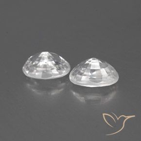 Shop natural 1.70ct Blanc Zircon gems, ovale, from Cambodge at GemSelect. In stock, global shipping!