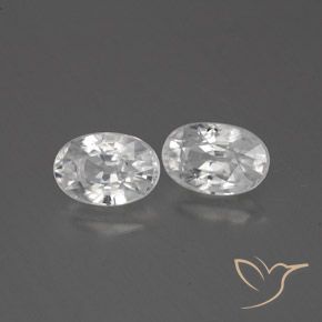 Shop natural 1.80ct Blanc Zircon gems, ovale, from Cambodge at GemSelect. In stock, global shipping!