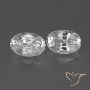 Shop natural 1.67ct Blanc Zircon gems, ovale, from Cambodge at GemSelect. In stock, global shipping!