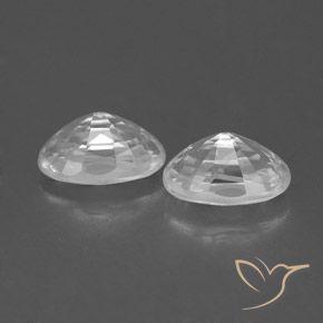 Shop natural 1.67ct Blanc Zircon gems, ovale, from Cambodge at GemSelect. In stock, global shipping!