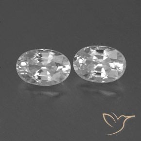 Shop natural 1.67ct Blanc Zircon gems, ovale, from Cambodge at GemSelect. In stock, global shipping!