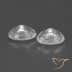Shop natural 1.67ct Blanc Zircon gems, ovale, from Cambodge at GemSelect. In stock, global shipping!