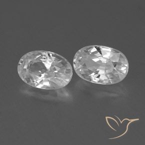 Shop natural 1.69ct Blanc Zircon gems, ovale, from Cambodge at GemSelect. In stock, global shipping!