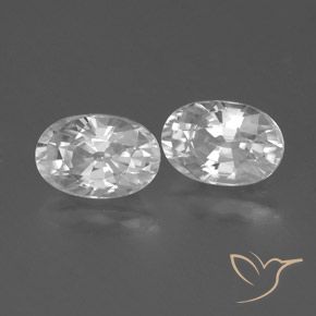 Shop natural 1.78ct Blanc Zircon gems, ovale, from Cambodge at GemSelect. In stock, global shipping!