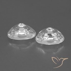 Shop natural 1.78ct Blanc Zircon gems, ovale, from Cambodge at GemSelect. In stock, global shipping!