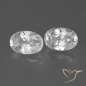 Shop natural 1.82ct Blanc Zircon gems, ovale, from Cambodge at GemSelect. In stock, global shipping!