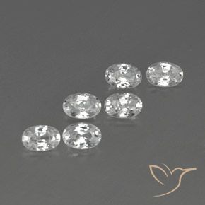Shop natural 4.44ct Blanc Zircon gems, ovale, from Cambodge at GemSelect. In stock, global shipping!