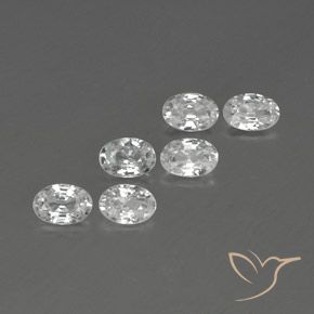 Shop natural 4.01ct Blanc Zircon gems, ovale, from Cambodge at GemSelect. In stock, global shipping!