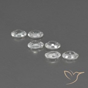 Shop natural 4.01ct Blanc Zircon gems, ovale, from Cambodge at GemSelect. In stock, global shipping!