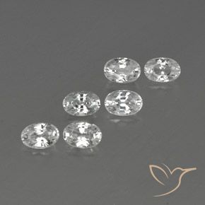 Shop natural 4.62ct Blanc Zircon gems, ovale, from Cambodge at GemSelect. In stock, global shipping!
