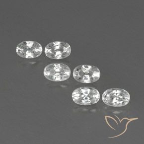 Shop natural 5.25ct Blanc Zircon gems, ovale, from Cambodge at GemSelect. In stock, global shipping!