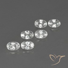 Shop natural 5.25ct Blanc Zircon gems, ovale, from Cambodge at GemSelect. In stock, global shipping!