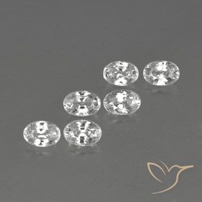 Shop natural 4.61ct Blanc Zircon gems, ovale, from Cambodge at GemSelect. In stock, global shipping!