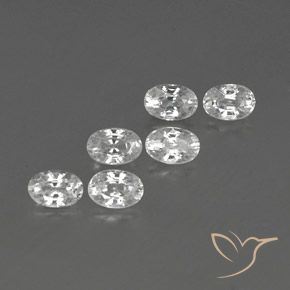 Shop natural 4.97ct Blanc Zircon gems, ovale, from Cambodge at GemSelect. In stock, global shipping!