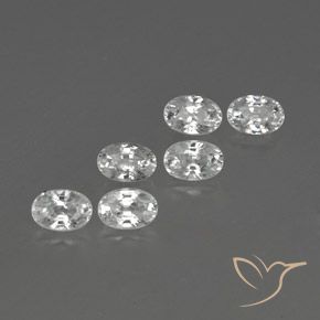Shop natural 5.00ct Blanc Zircon gems, ovale, from Cambodge at GemSelect. In stock, global shipping!