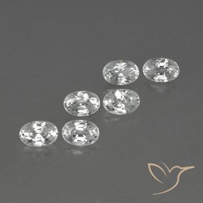 Shop natural 5.09ct Blanc Zircon gems, ovale, from Cambodge at GemSelect. In stock, global shipping!