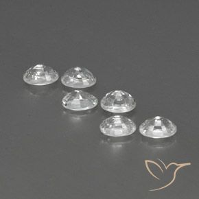 Shop natural 5.09ct Blanc Zircon gems, ovale, from Cambodge at GemSelect. In stock, global shipping!
