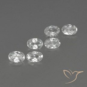 Shop natural 4.34ct Blanc Zircon gems, ovale, from Cambodge at GemSelect. In stock, global shipping!