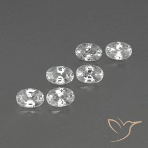 Shop natural 4.98ct Blanc Zircon gems, ovale, from Cambodge at GemSelect. In stock, global shipping!