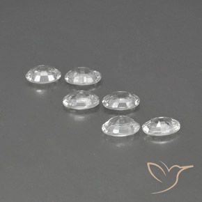 Shop natural 4.17ct Blanc Zircon gems, ovale, from Cambodge at GemSelect. In stock, global shipping!