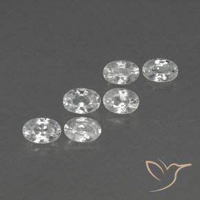 Shop natural 4.66ct Blanc Zircon gems, ovale, from Cambodge at GemSelect. In stock, global shipping!