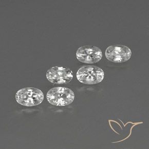 Shop natural 4.72ct Blanc Zircon gems, ovale, from Cambodge at GemSelect. In stock, global shipping!