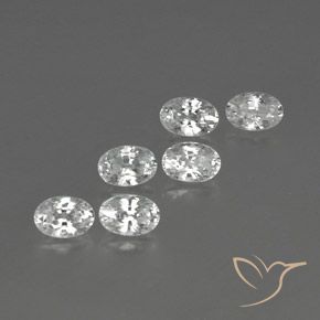 Shop natural 4.63ct Blanc Zircon gems, ovale, from Cambodge at GemSelect. In stock, global shipping!